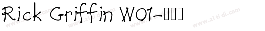 Rick Griffin W01字体转换